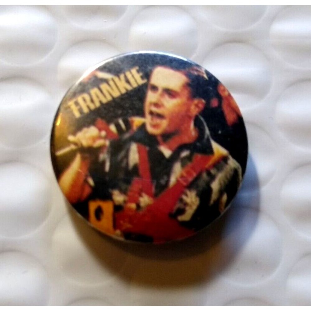 Frankie Goes To Hollywood Pin Badge Pinback Button Original New Wave Vintage